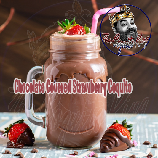 Chocolate Covered Strawberry Coquito Recipe