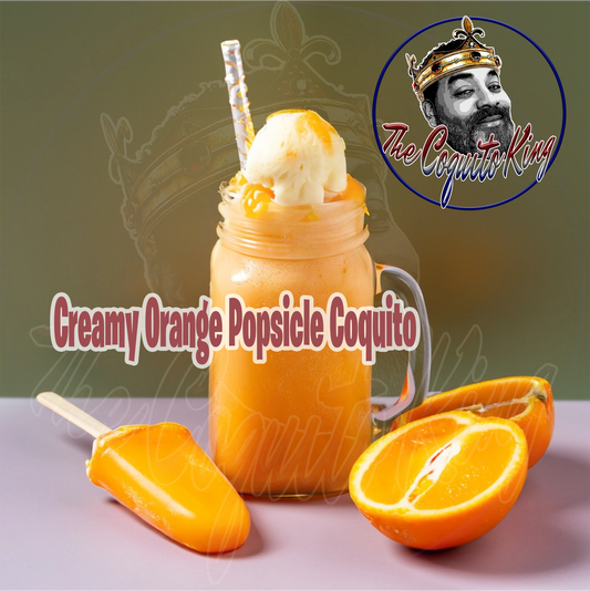 Creamy Orange Popsicle Coquito Recipe