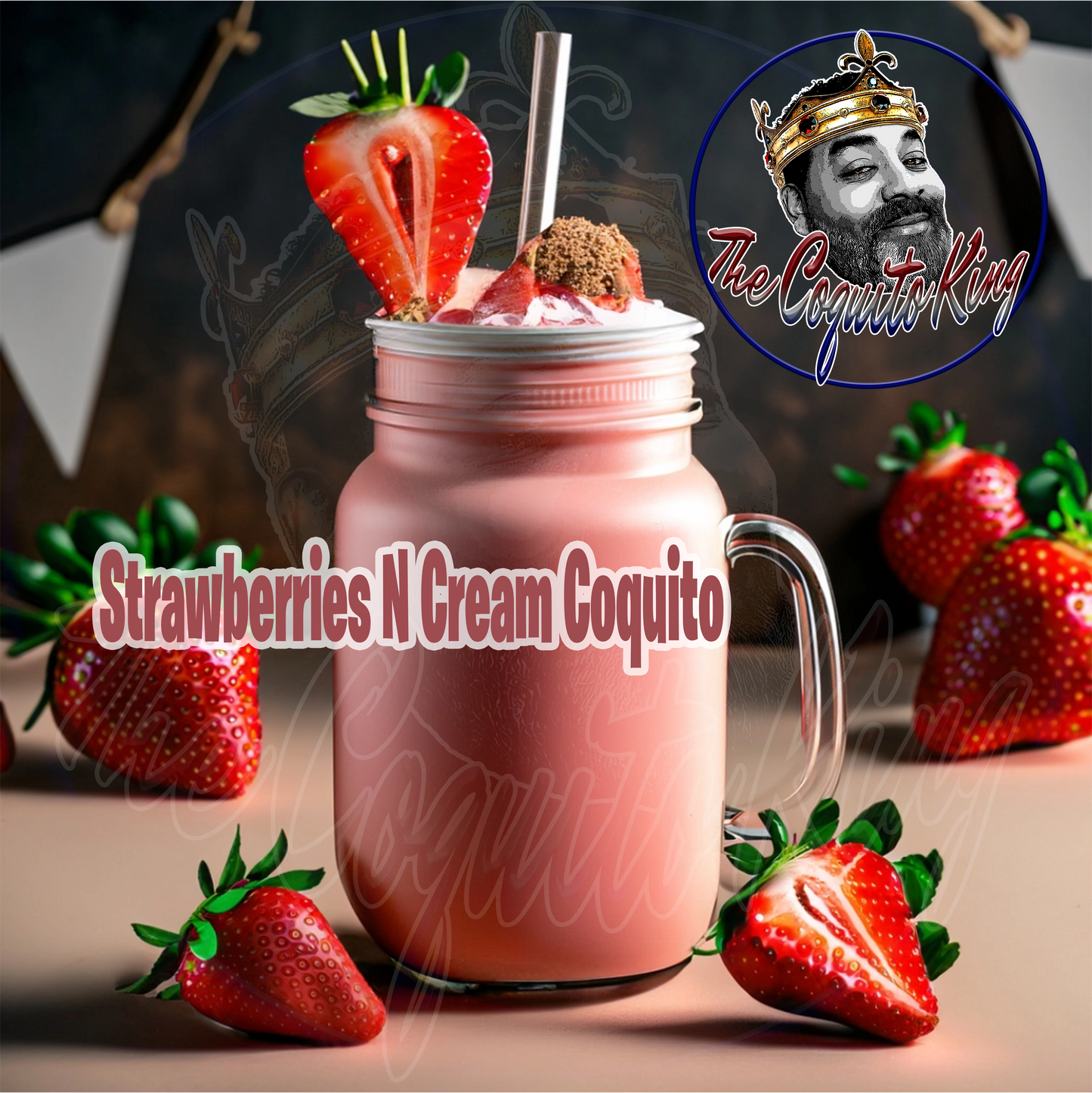 Strawberries N Cream Coquito Recipe