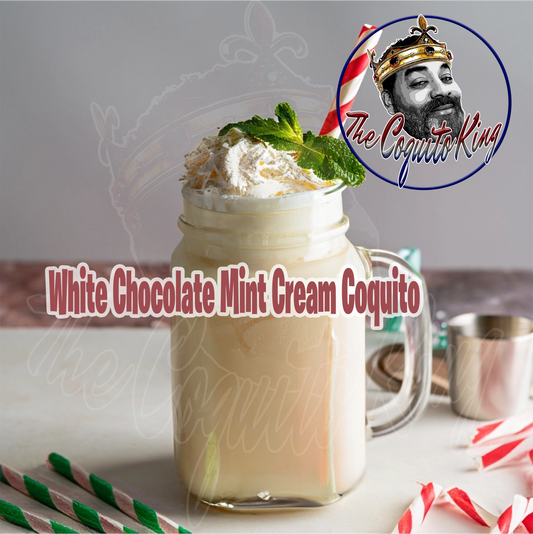 White Chocolate Mint Cream Coquito Recipe